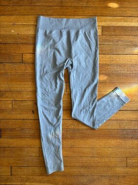 Lane Bryant Heather Gray Seamless High-Waist Leggings